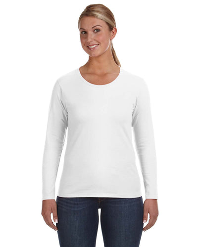Women's Lightweight Long-Sleeve T-Shirt - White