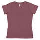 LAT 3516 - Women's Fine Jersey T-Shirt - Sangria Blackout