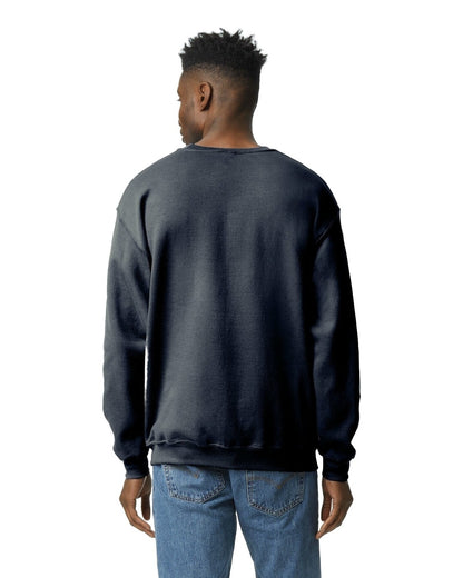 Unisex Heavy Blend���  50/50 Fleece Crew - Heather Sport Dark Navy