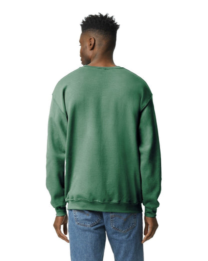 Unisex Heavy Blend���  50/50 Fleece Crew - Heather Sport Dark Green