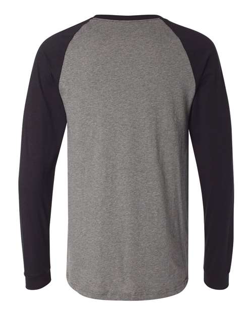 BELLA + CANVAS 3000 Deep Heather/ Black — back