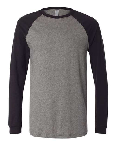 BELLA + CANVAS 3000 Deep Heather/ Black — front