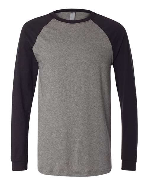 BELLA + CANVAS 3000 Deep Heather/ Black — front
