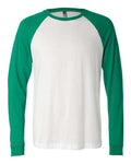 BELLA + CANVAS 3000 White/ Kelly — front