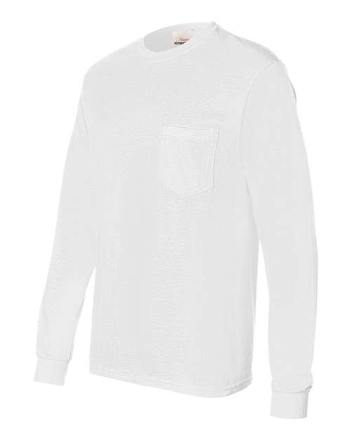 Hanes 5596 White — side