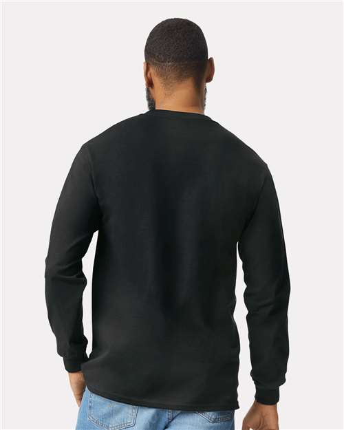 Gildan 2410 Black — on model back