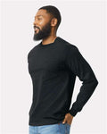 Gildan 2410 Black — on model side