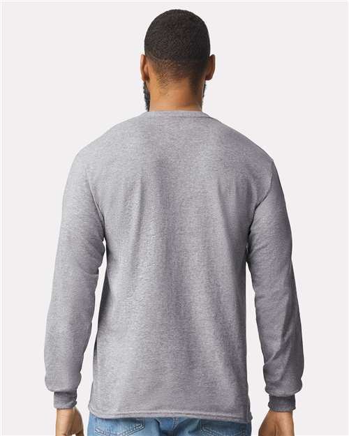 Gildan 2410 Sport Grey — on model back