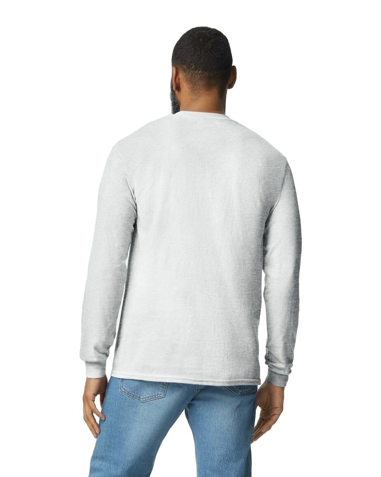 Unisex Heavy Cotton™ Long-Sleeve T-Shirt - Ash