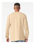 BELLA + CANVAS 3501 Soft Cream — on model back