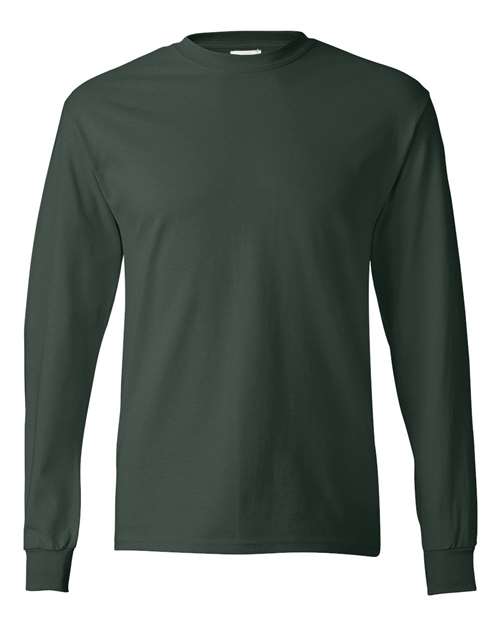 Hanes 5586 Deep Forest — front