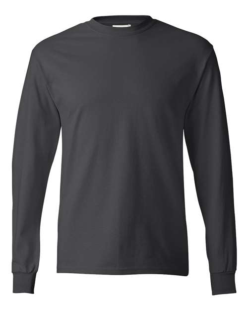 Hanes 5586 Smoke Grey — front