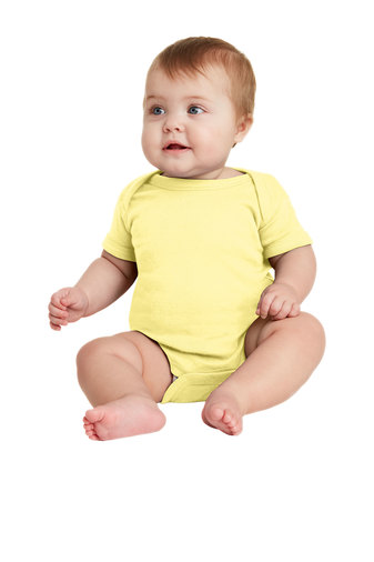 Infant Baby Rib Bodysuit - Banana