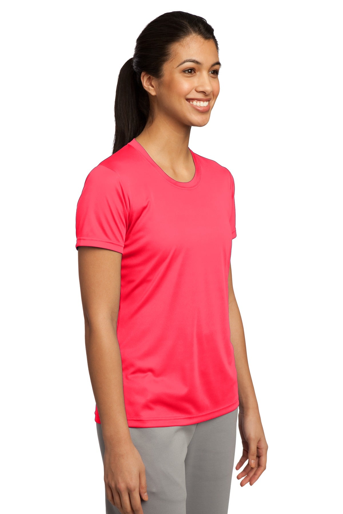 Women's PosiCharge Competitor Tee - Hot Coral