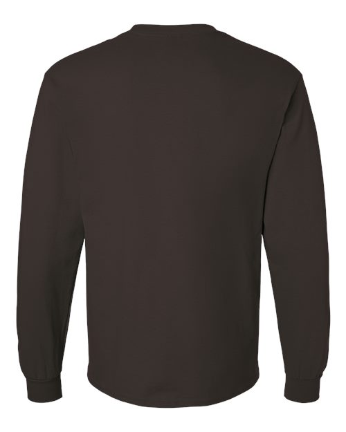 Gildan 2400 Dark Chocolate — back