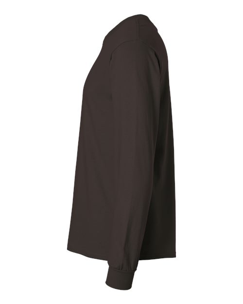 Gildan 2400 Dark Chocolate — direct side