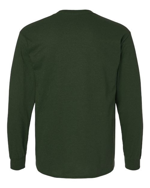 Gildan 2400 Forest Green — back