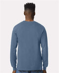 Gildan 2400 Indigo Blue — on model back