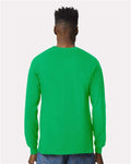 Gildan 2400 Irish Green — on model back