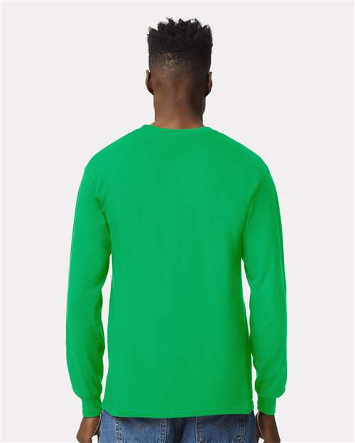 Gildan 2400 Irish Green — on model back