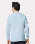 Gildan 2400 Light Blue — on model back