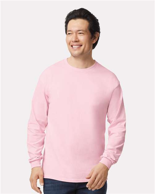 Gildan 2400 Light Pink — on model front