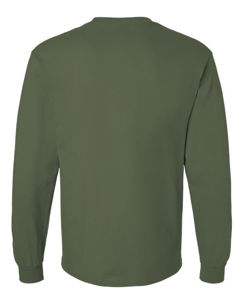 Gildan 2400 Military Green — back