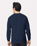 Gildan 2400 Navy — on model back