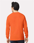 Gildan 2400 Orange — on model back