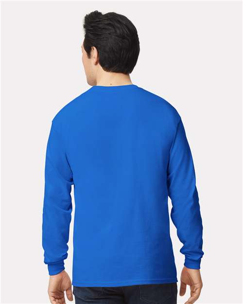 Gildan 2400 Royal — on model back