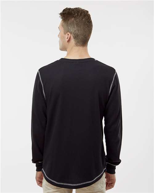 J. America 8238 Black/ Vintage White — on model back