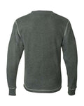 J. America 8238 Charcoal Heather/ Vintage White — back