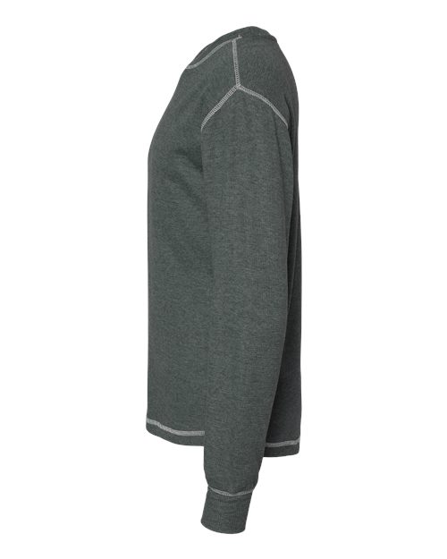 J. America 8238 Charcoal Heather/ Vintage White — direct side