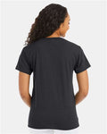 Hanes 5170 Charcoal Heather — on model back