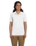 Women's Piqué Polo - White