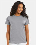 Hanes 5170 Light Steel — on model front
