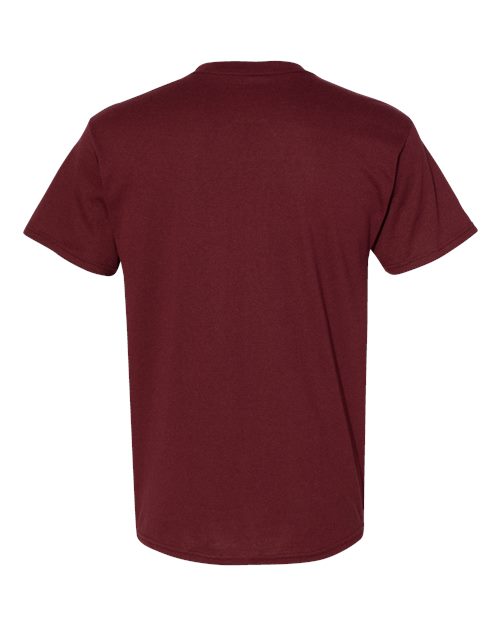 Hanes 5170 Maroon — back