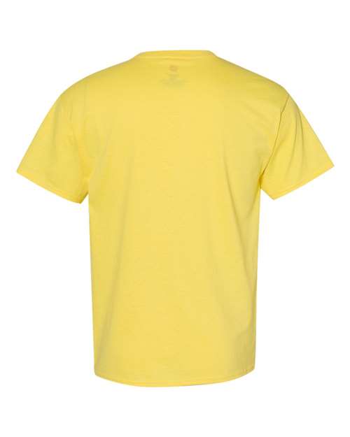 Hanes 5170 Yellow — back