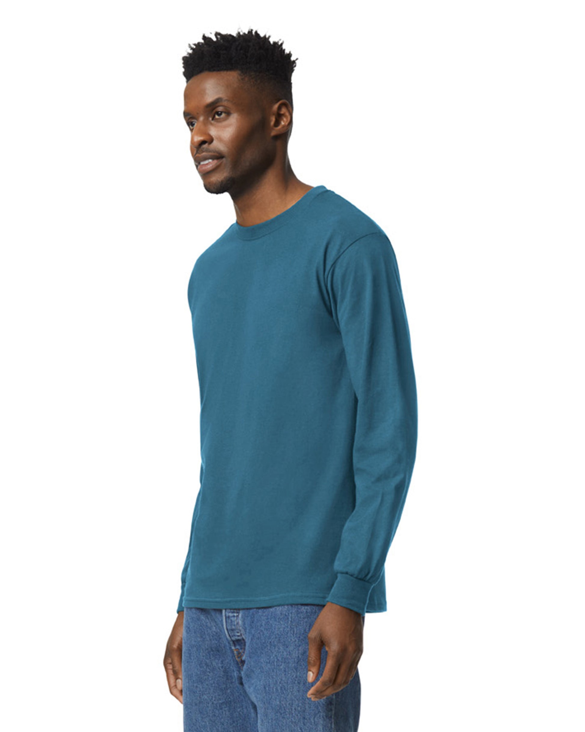 Unisex Ultra Cotton® Long-Sleeve T-Shirt - Indigo Blue