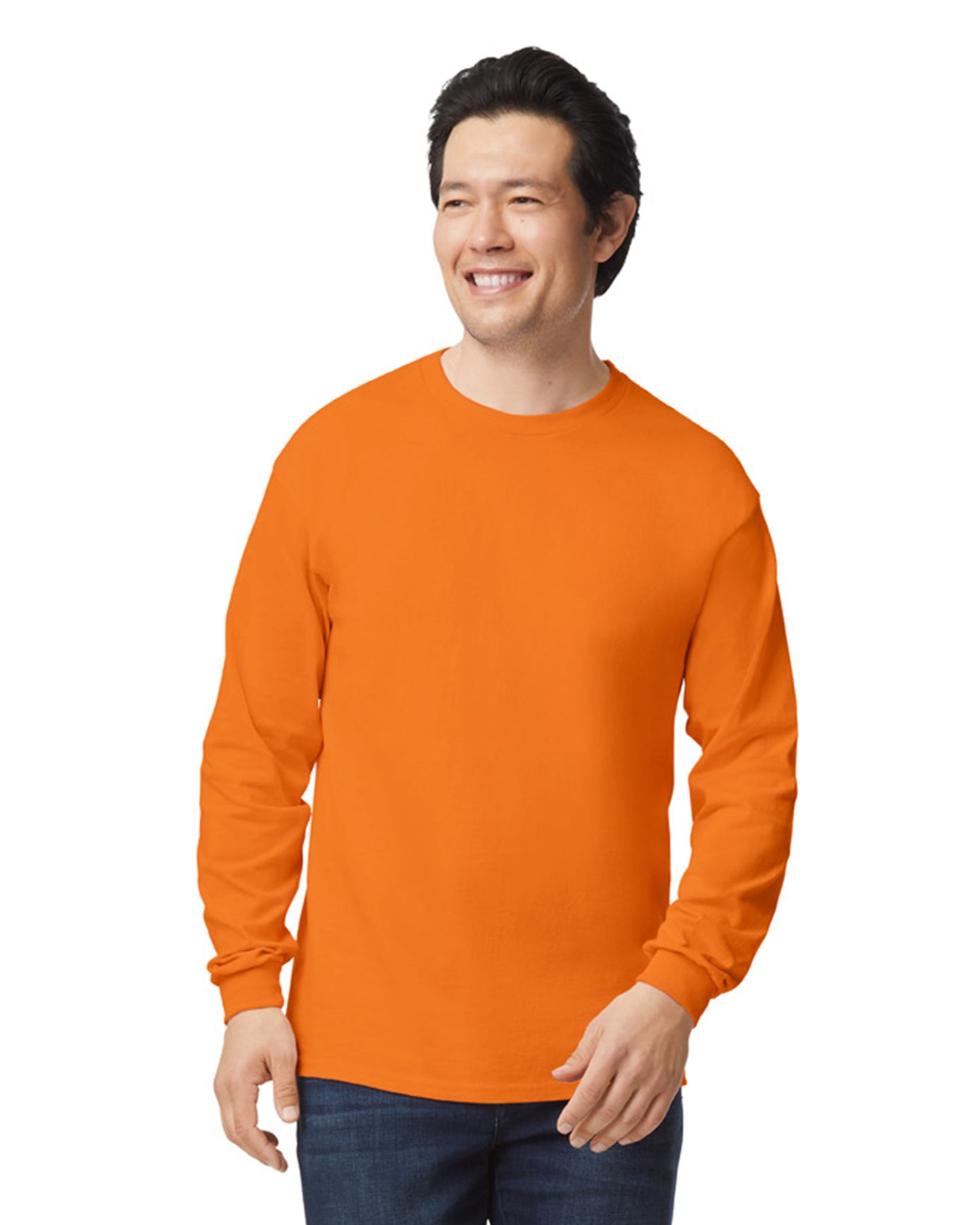 Unisex Ultra Cotton® Long-Sleeve T-Shirt - Safety Orange