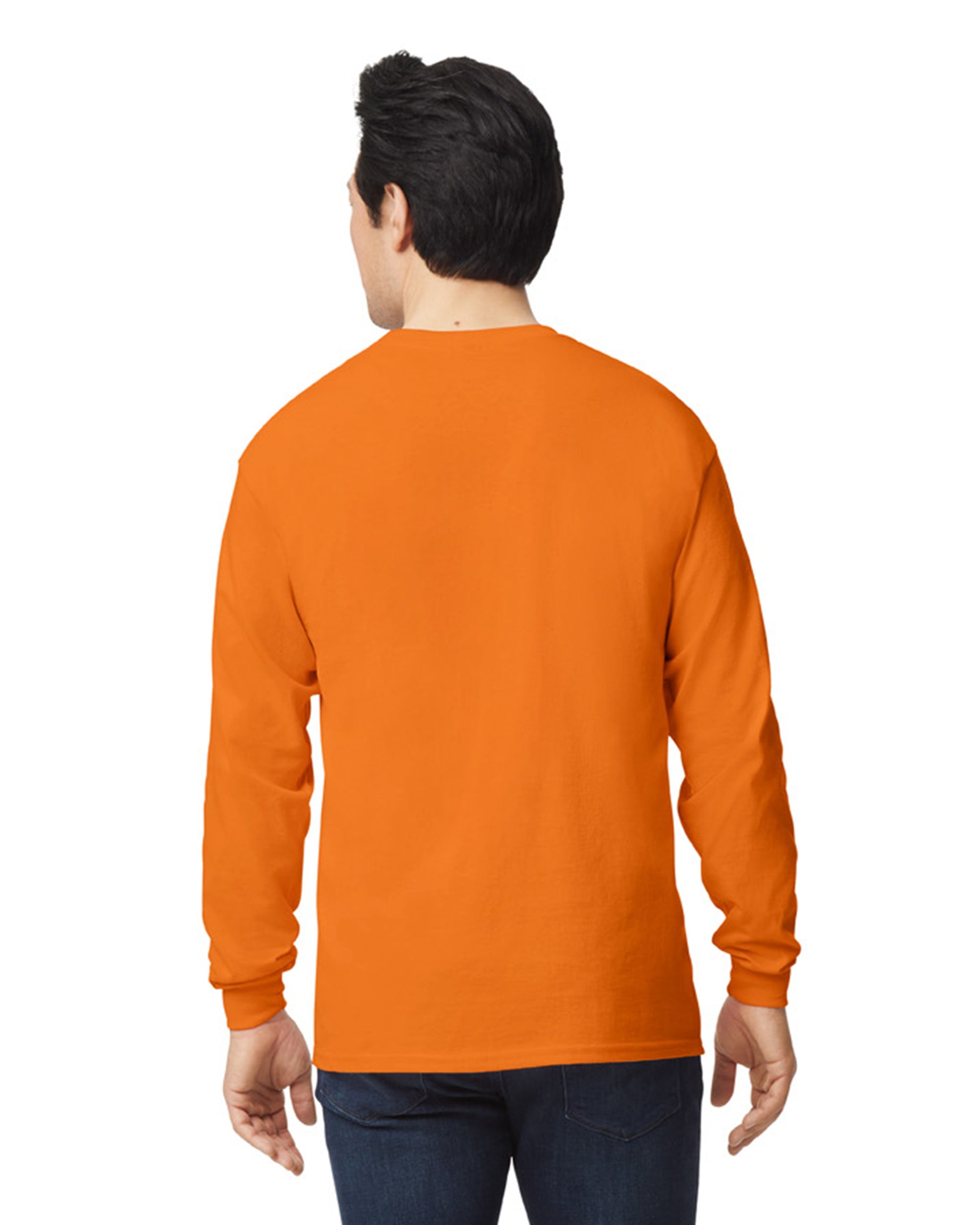 Unisex Ultra Cotton® Long-Sleeve T-Shirt - Safety Orange