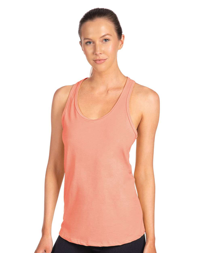 Women's Ideal Racerback Tank - Light Orange