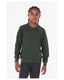 Bella + Canvas 3901Y - Youth Sponge Fleece Raglan Sweatshirt - Heather Forest