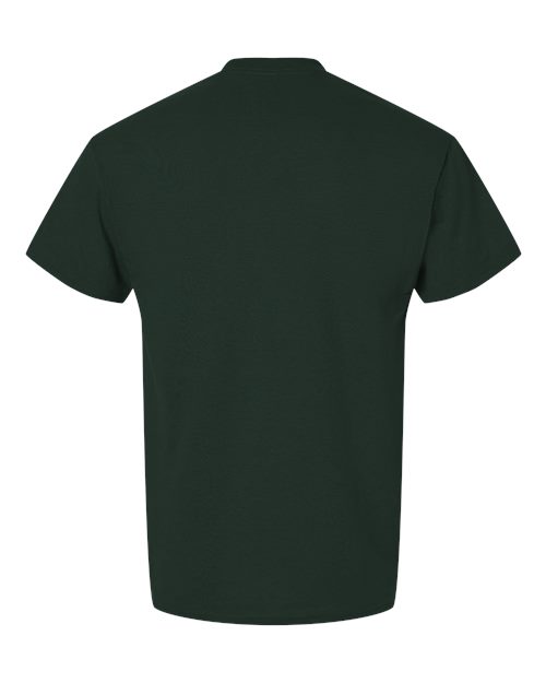 Gildan 8000 Forest Green — back