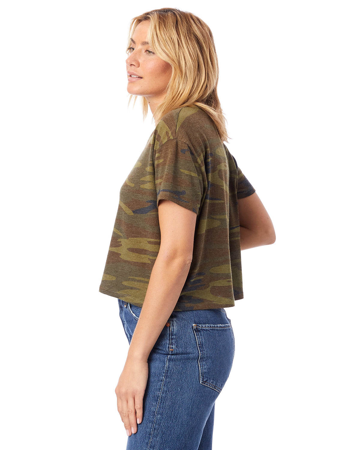 Women's Headliner Cropped T-Shirt - Camo
