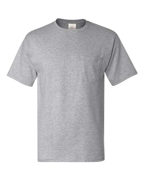 Hanes 5590 Light Steel — front