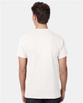 Hanes 5590 White — on model back