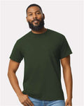 Gildan 2300 Forest Green — on model front