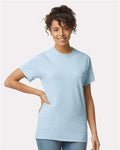 Gildan 2300 Light Blue — on model front