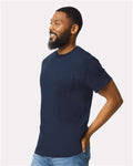 Gildan 2300 Navy — on model side